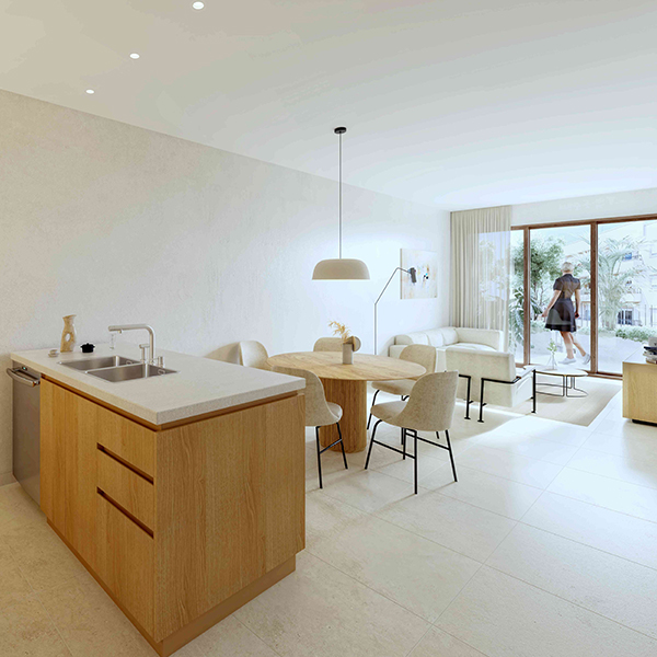 Interior de vivienda de Via Valentia – obra nueva en Puçol (Valencia)